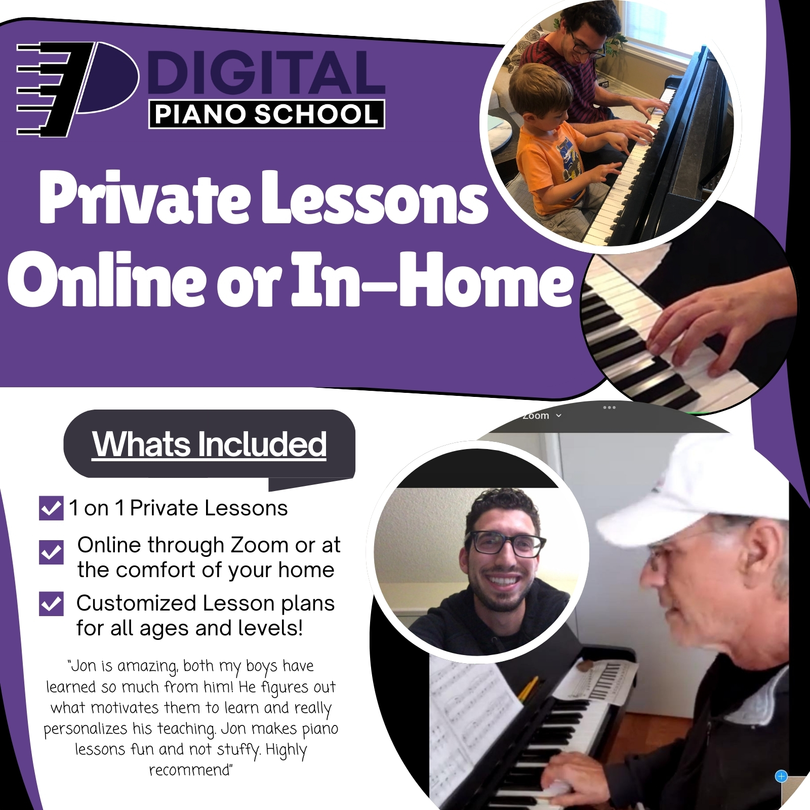 Private Lessons (In Home or Online)